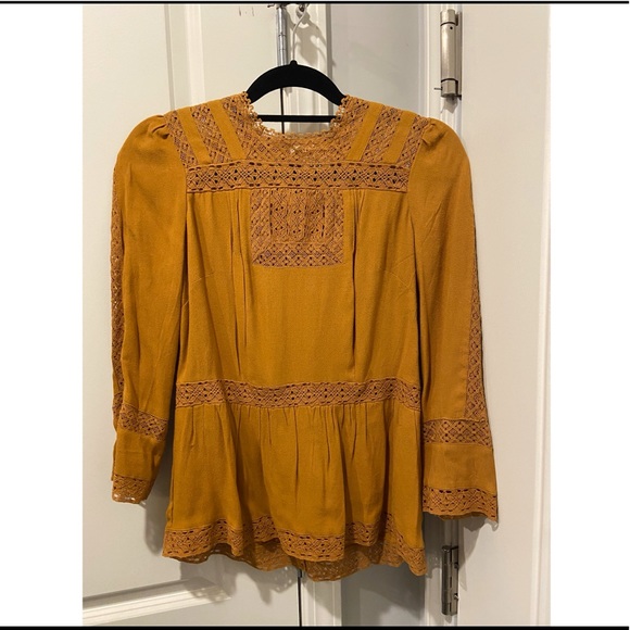 J Crew Point Sur Peasant Top - Picture 4 of 11